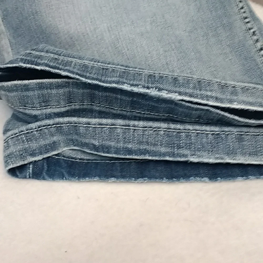 Helix Mens Jean Shorts Size 32 Denim Jorts Blue Faded Instinct is a Virtue